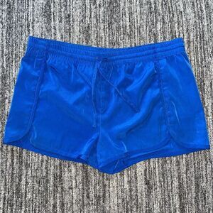 Forever 21 Women’s Active Shorts Size XS Royal Blue Polyester Pull On Drawstring
